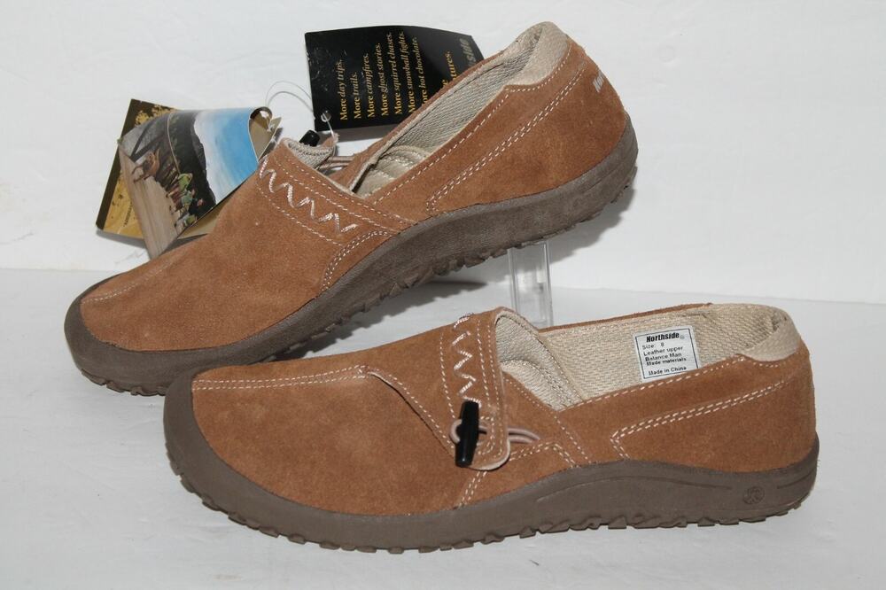 Northside Terra Casual Shoes, Women’s 8, Brown Leather, Everyday